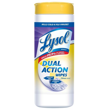 LYSOL Dual Action Citrus Scent Anitbacterial Disinfectant 35 ct 1920081143